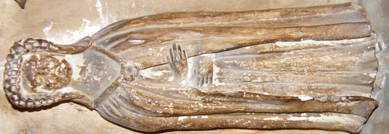 Warwick - St Mary Thomas Beauchamp 1369 and wife Katherine mortimer 1369 weeper